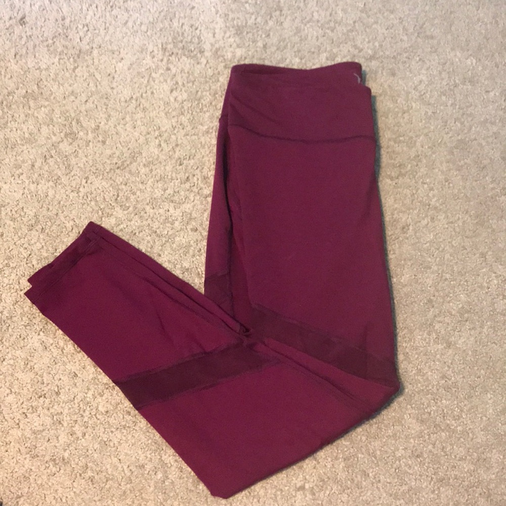 Purple Athletic Pants with Mesh
